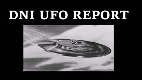 UFO report" has been released