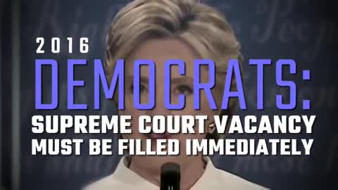 Democrats speak out about chosing a Supreme court Judge in an election year.