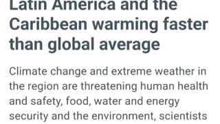 The same scripted climate propaganda playing out worldwide on 'warming'.