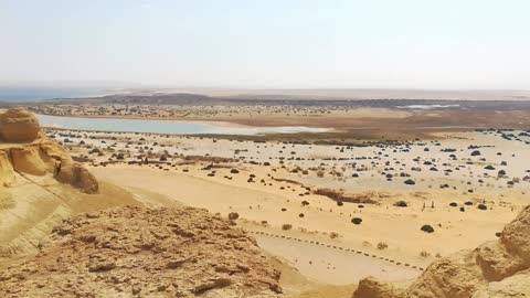 Tourist Climbed El Modawara Mountain To See The Oldest Magic Lake