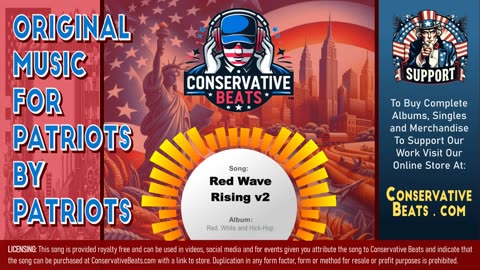 Conservative Beats - Album: Red, White and Hick-Hop - Single: Red Wave Rising ( Version 2 )