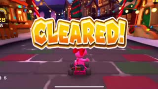Mario Kart Tour - Clearing Baby Peach Cup Ring Race Challenge Gameplay