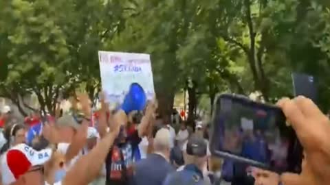 White House Protest Against Biden's Disastrous Cuba Response