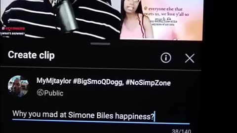 Why you mad at Simone Biles happiness