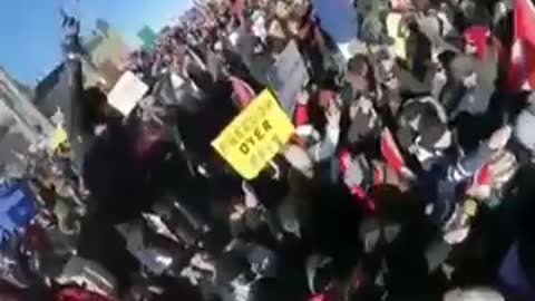 Canada Protest - Singing