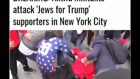 Antifa Attacks ProTrump Jews in NY