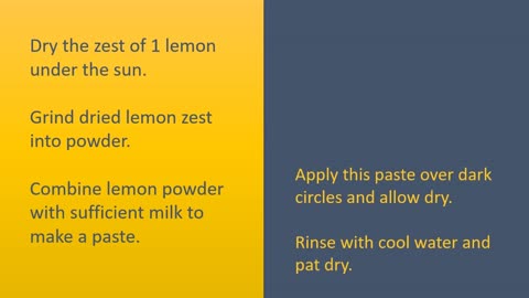 How To Remove Dark Circles