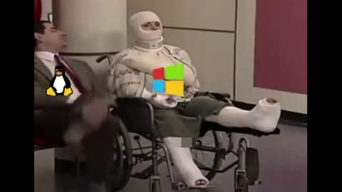 Linux User During The Microsoft Outage