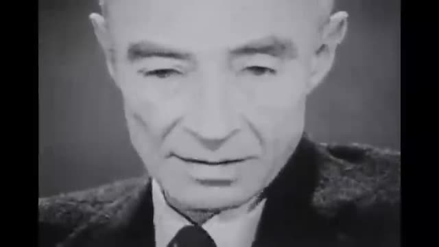 J. Robert Oppenheimer- 'I am become Death, the destroyer of worlds.'