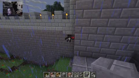 Continuing the Wall Build in MINECRAFT