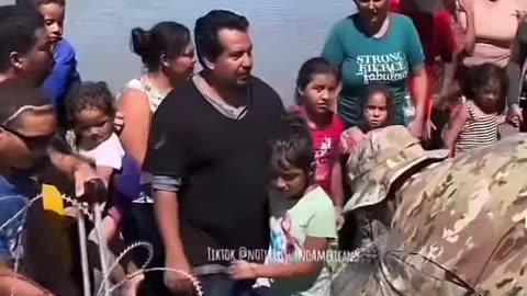 Border Patrol agents cut the wire for migrants to enter through the southern border unhindered.