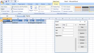 How to create Data Entry Form in MS Excel MS Excel Tutorial