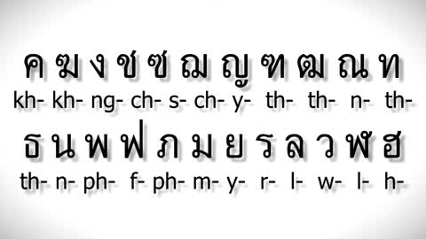 Aprende el Alfabeto Tailandés Desde Cero