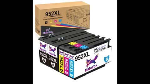 Review: Original HP 952XL Cyan High-yield Ink Cartridge Works with HP OfficeJet 8702, HP Offi...