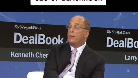 Blackrock CEO on "Forcing Behavior"