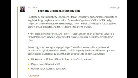 A történelem ismétli magát, súlyosan elmebet emberer