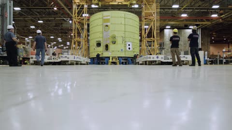 Video Intertank for the Core Stage for the first SLS Flight