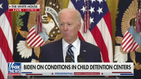 Biden snidely scoffs at reporter asking about migrant children