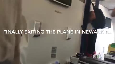 Demon Child Screams & runs through plane
