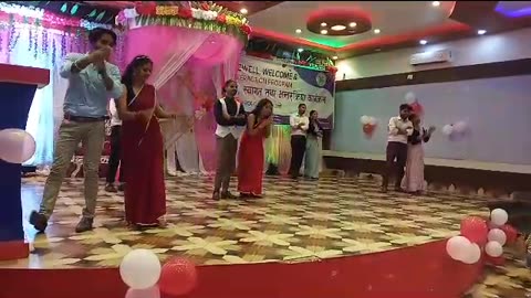 Mixed Nepali Hindi songs mass up stage dance