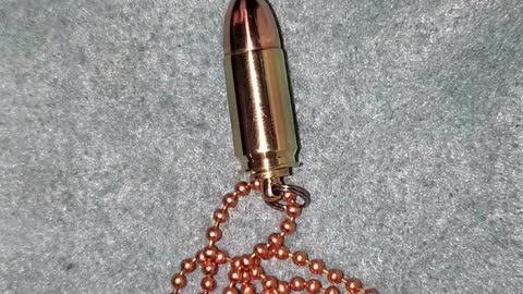 9mm Bullet Necklace Urn