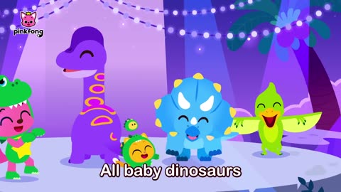 The Baby Dinosaur Wig-wig-wiggle - Kids Nursery Rhyme - Pinkfong Ninimo