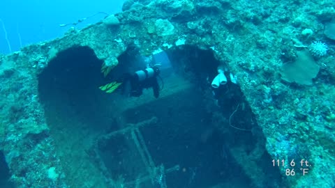 Truk Lagoon SCUBA Amagisan Maru promenade deck