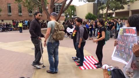 American Hero MOVES Protesters! "Many People Didn't Die So You Could Stand On Our Flag!"