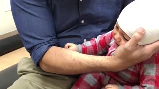 Adjusting a baby with colic