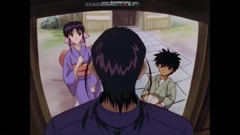 Kenshin and Hajime Saito's reunion