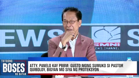 Gusto mong sumuko si Pastor Apollo, bigyan mo siya ng proteksyon —Atty. Panelo kay PBBM