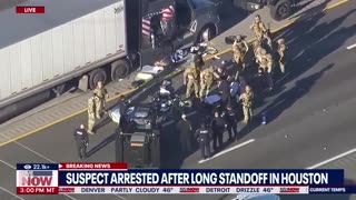Wild police chase- Semi-truck ripped apart during standoff near Houston, TX - LiveNOW from FOX
