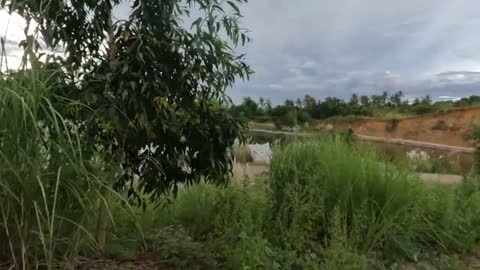 FORCING FOREIGNER HUSBAND TO SWIM IN THE LAKE WITH A LOT OF LEECH-11