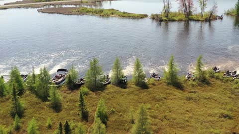 Relocating a Floating Bog on Lake Chippewa in Wisconsin