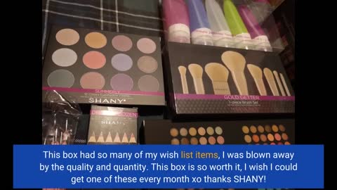Shany gift surprise - exclusive - all in one makeup bundle - includes pro makeup brush set