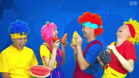 Yummy Fruits & Vegetables | Singing & Dancing