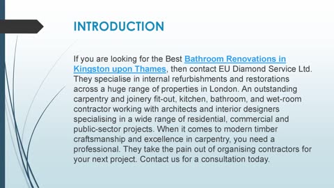 Best Bathroom Renovations in Kingston upon Thames