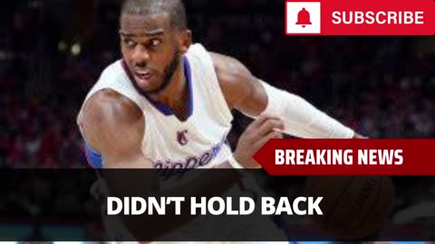 Former NBA Ref Takes Shot At Chris Paul