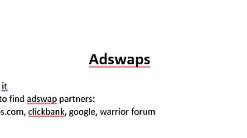 Ad Swaps x