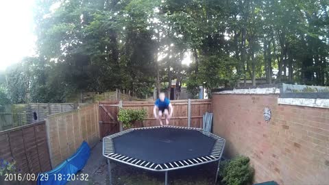 Dope trampoline flips!