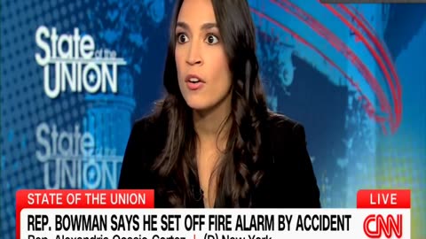 AOC Defends Radical Dem Pulling Fire Alarm