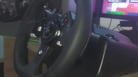 G920 steering wheel for racing simulator