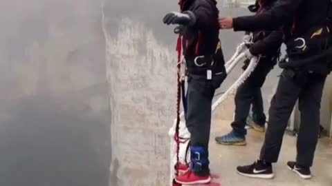 Dangerous bungee jumping