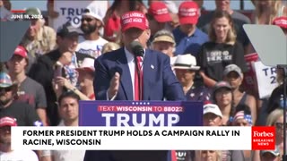 BREAKING NEWS: Trump Excoriates Biden's New Executive Immigration Action At Rally In Wisconsin