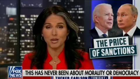 Tulsi Gabbard: Their, BIDENs, goal is regime change in Russia and the NWO!