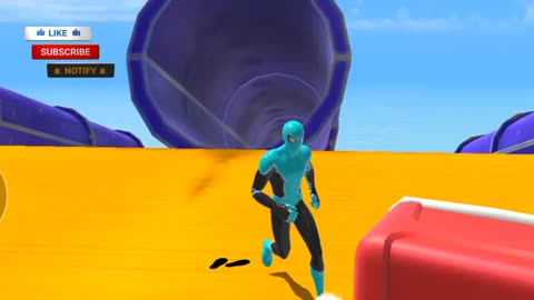 Spiderman's Funny Adventure: Riding a Blue Horse in a Kids' Game
