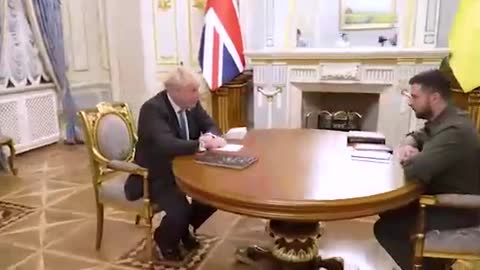 Boris Johnson makes another surprise trip to Kyiv for talks with Zelensky.