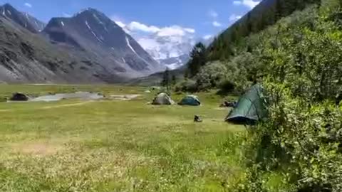 Beautiful camping spot