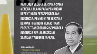 Jokowi Bertemu Presiden FIFA