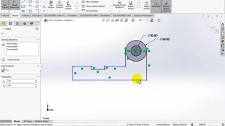 Share the sketch creation of SolidWorks software